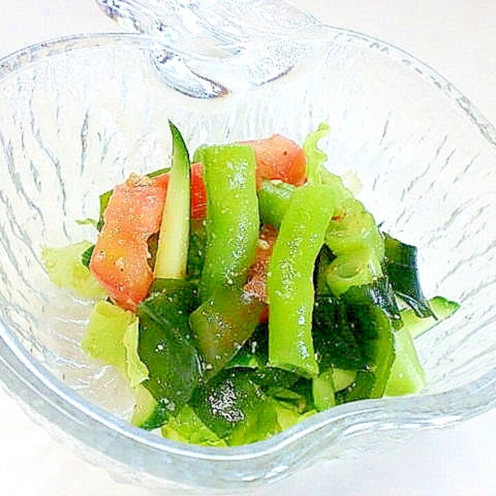 いんげんの中華風サラダ レシピ 作り方 By Suzhoutomo 楽天レシピ